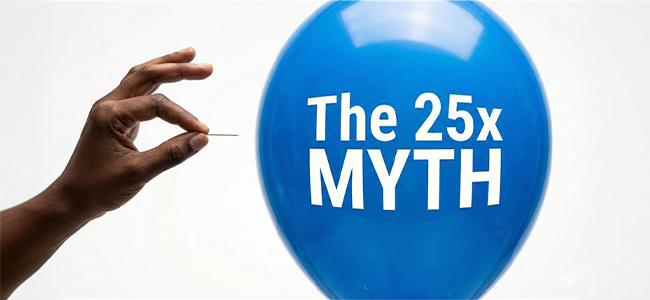 The 25x Myth 650×300